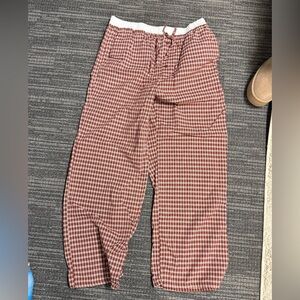 Women’s Red Checkered Pants
